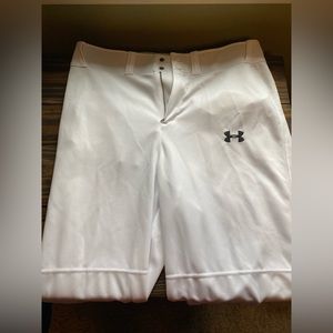 Under Armour Baseball Pants White